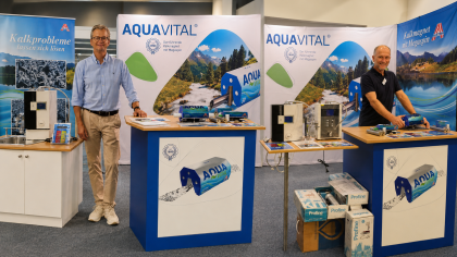 Aquavital bringt stromfreien Kalkschutz auf die Messen im Herbst 2026