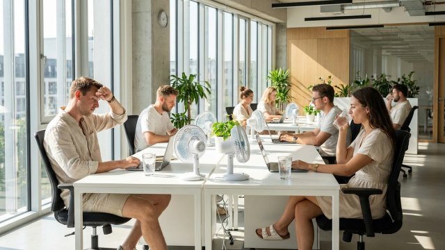 Sommerhitze im Büro: Warum Klimatisierung jetzt ein zentraler Wirtschaftsfaktor ist