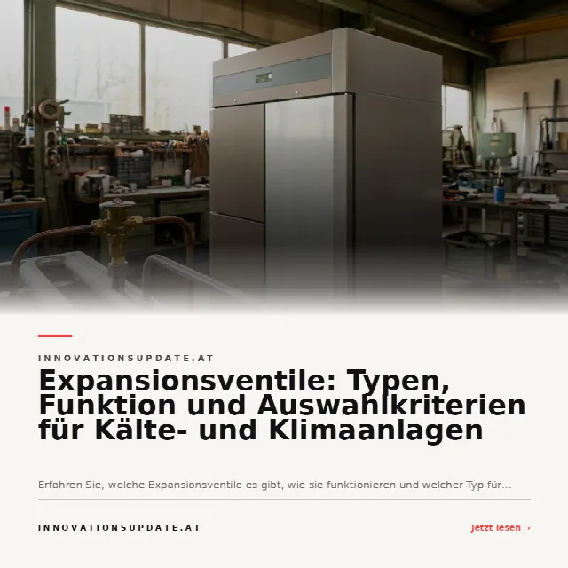 Share-Card fuer Expansionsventile: Typen, Funktion und Auswahlkriterien für Kälte- und Klimaanlagen