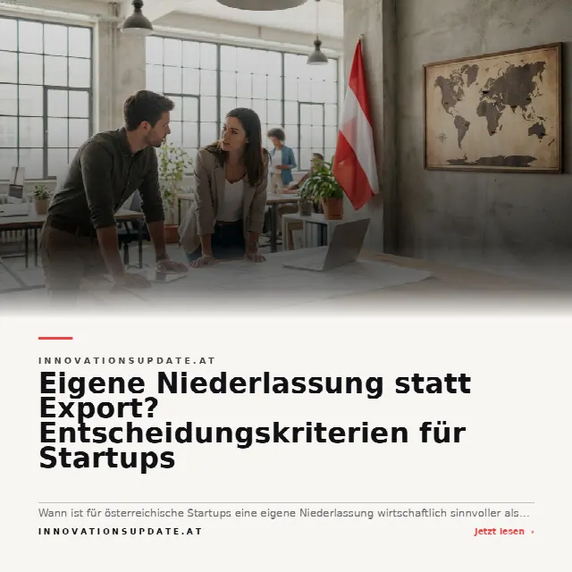 Share-Card fuer Eigene Niederlassung statt Export? Entscheidungskriterien für Startups